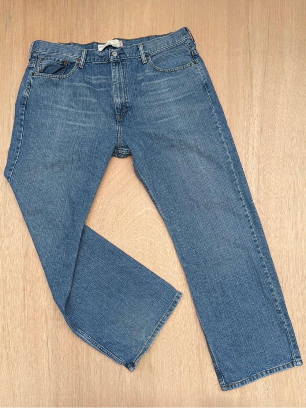 Levis 569 Loose Straight Jeans 40x32 Medium Wash Baggy 90s Skater Y2K Streetwear